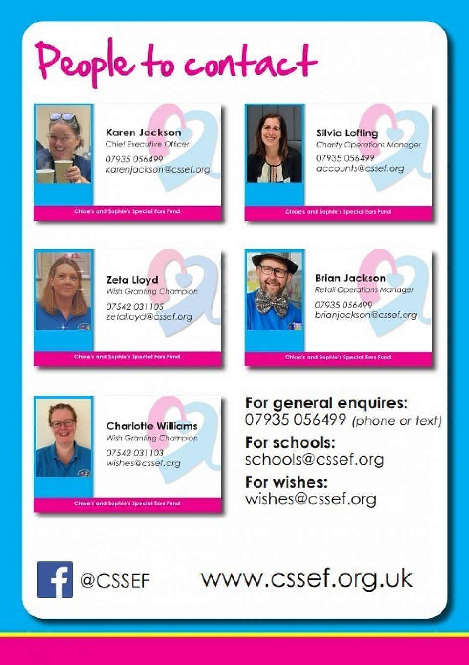 Team Blue - Karen, Silvia, Zeta, Brian and Charlotte